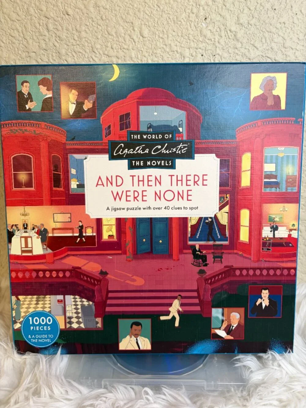Agatha Christie And Then There Were None 1000 Piece Mystery Jigsaw Puzzle NWT